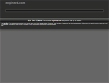 Tablet Screenshot of enginerd.com
